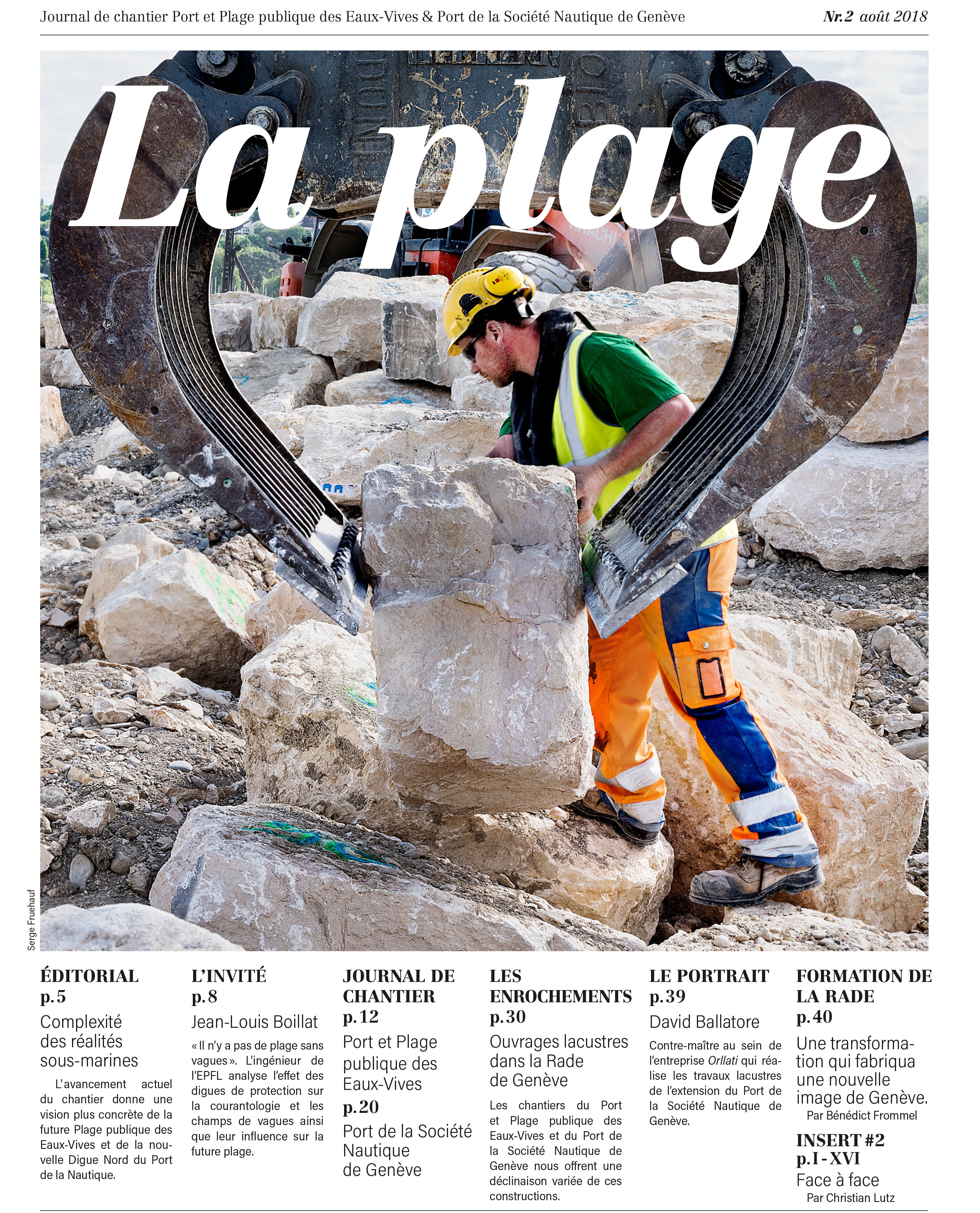 Couvertures des numéros de La plage