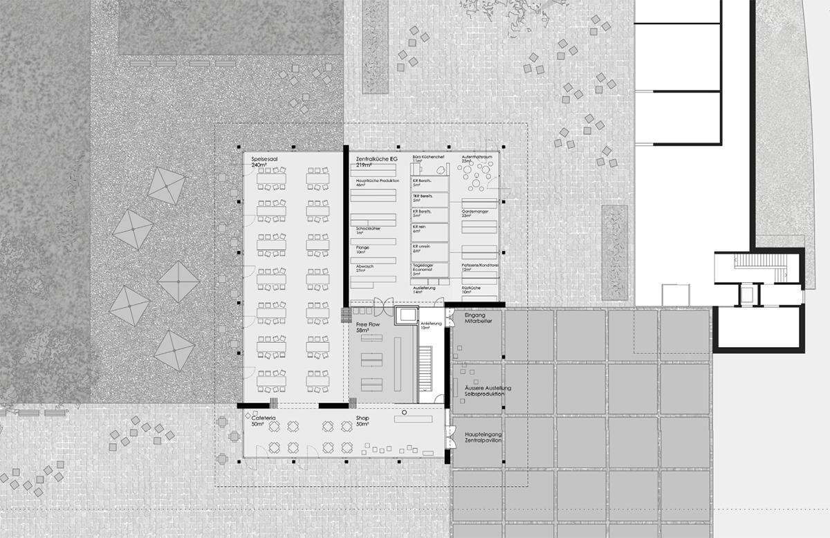 3. Rang «Rundum guet», Grundriss EG.