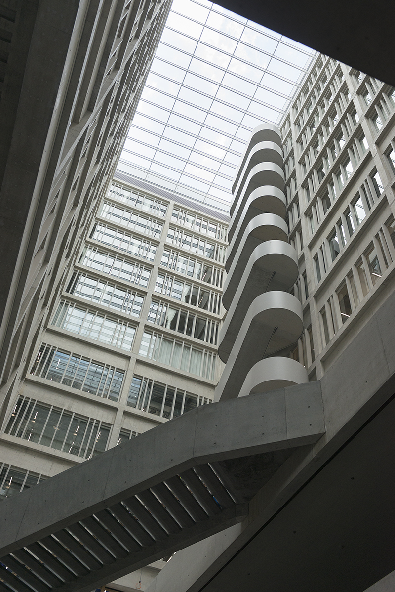 FHNW-Neubau: Blick in den südlichen Lichthof