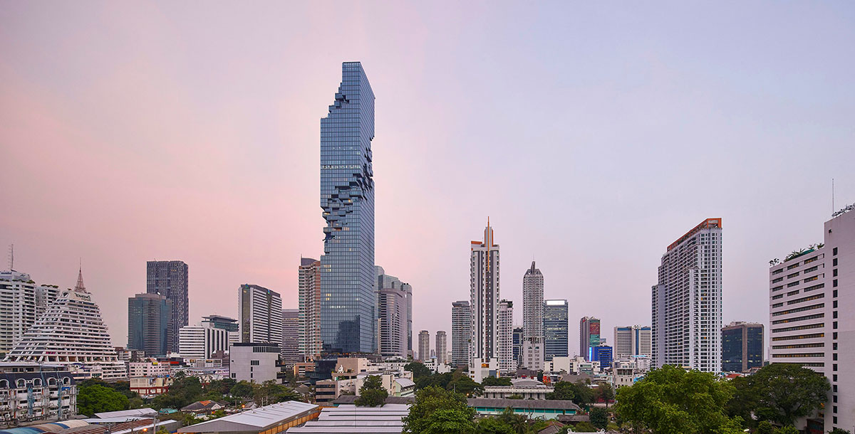 Weitere Finalisten: Büro Ole Scheeren und OMA Office for Metropolitan Architecture: MahaNakhon, Bangkok, Thailand