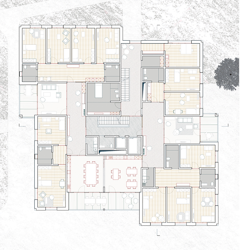 Heimat im Heim Projektwettbewerb Neubau Pflegewohnhaus Mettenweg, Stans
