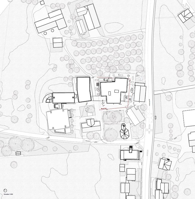 «Bei den Linden», Situation.