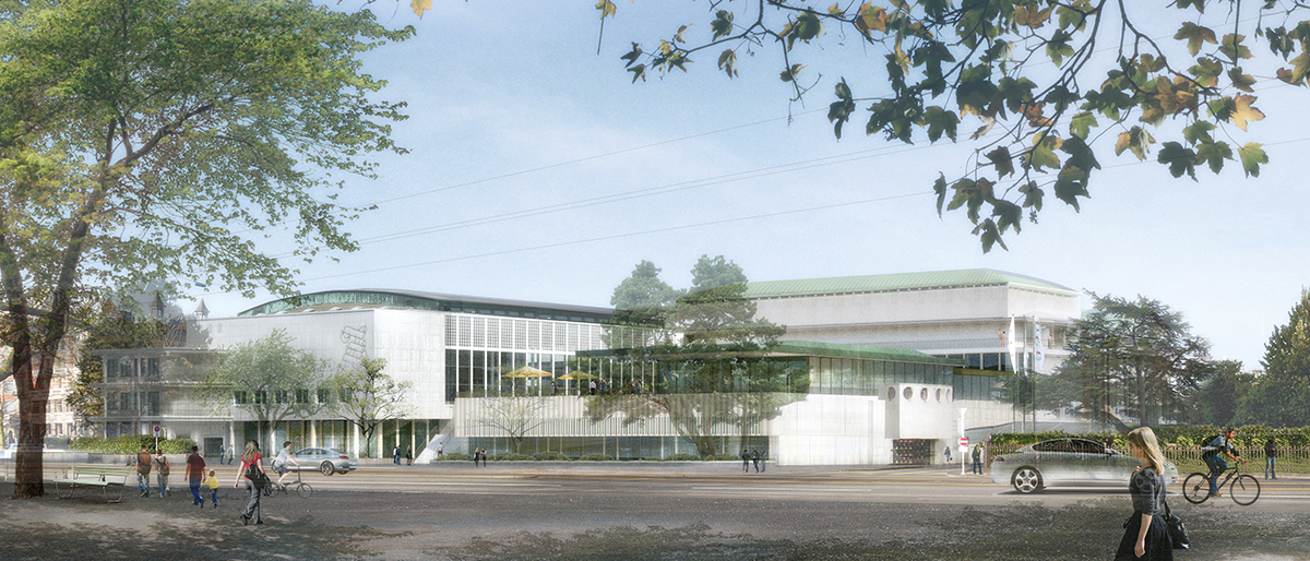 Der von innen und aussen auffälligste Eingriff wird nach Bau­abschluss 2020 der Rückbau des Panoramasaals sein.