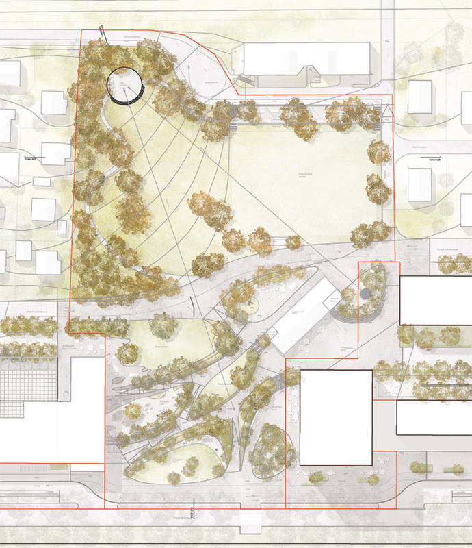 4. Rang, 4. Preis: «Riedbüel», Grundriss.