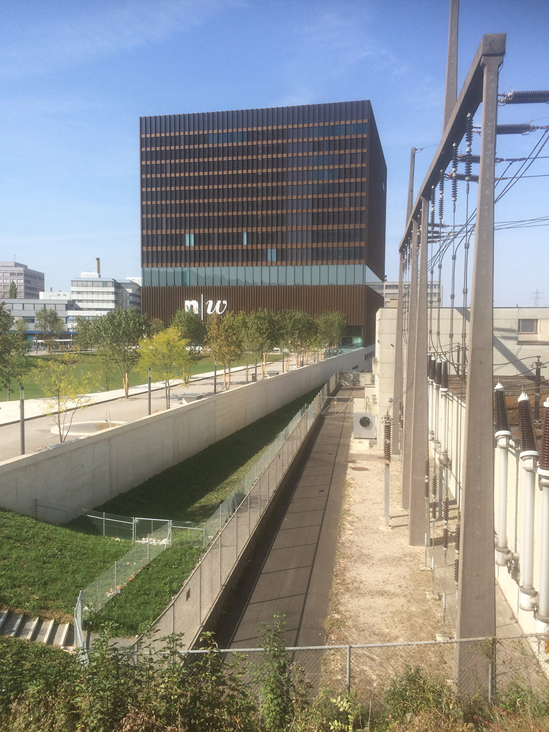 Der FHNW-Neubau befolgt die Vorgaben an ein Passivhauskonzept fast vorbildlich.