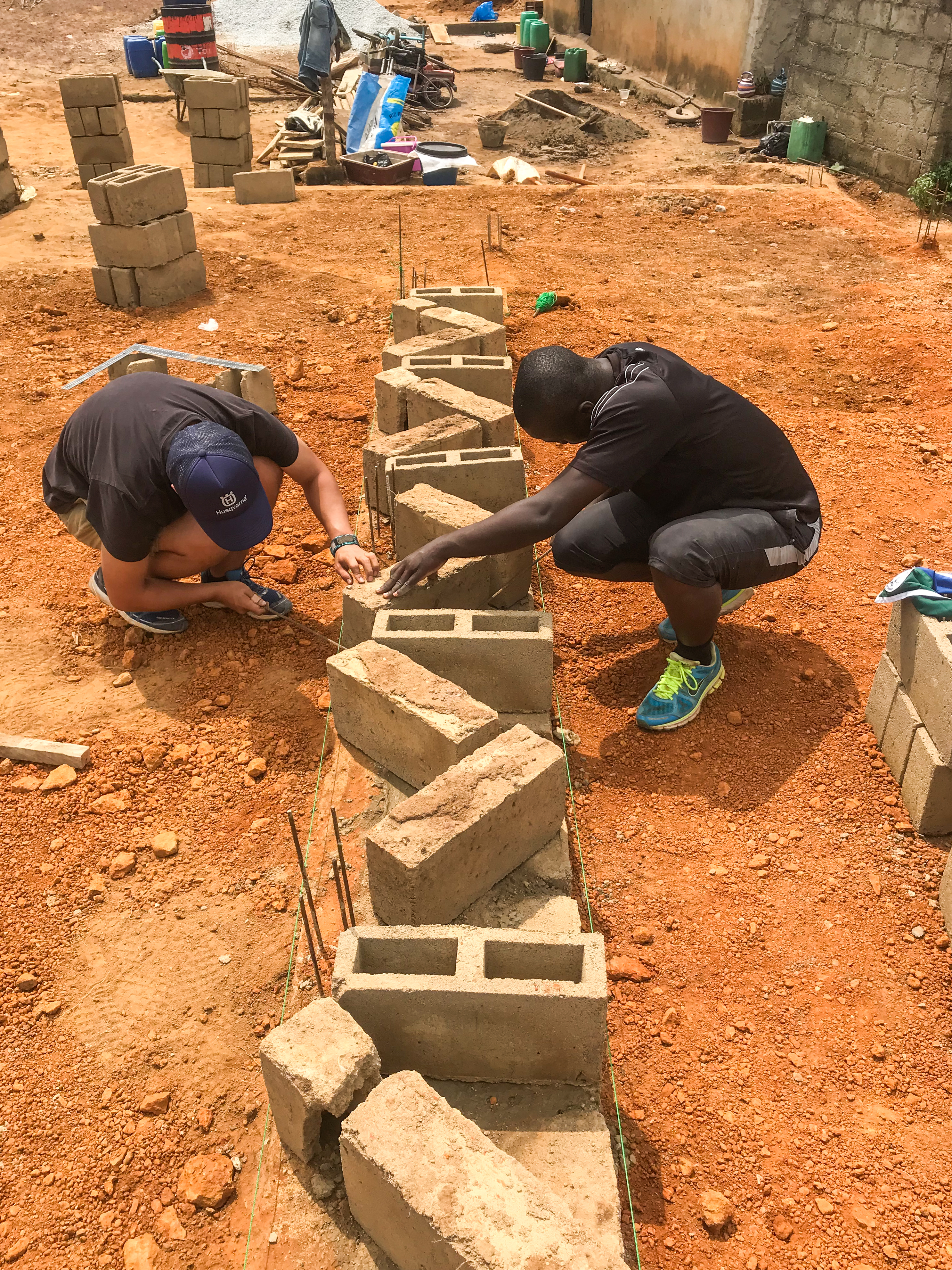 Positionnement des mur-librairie.