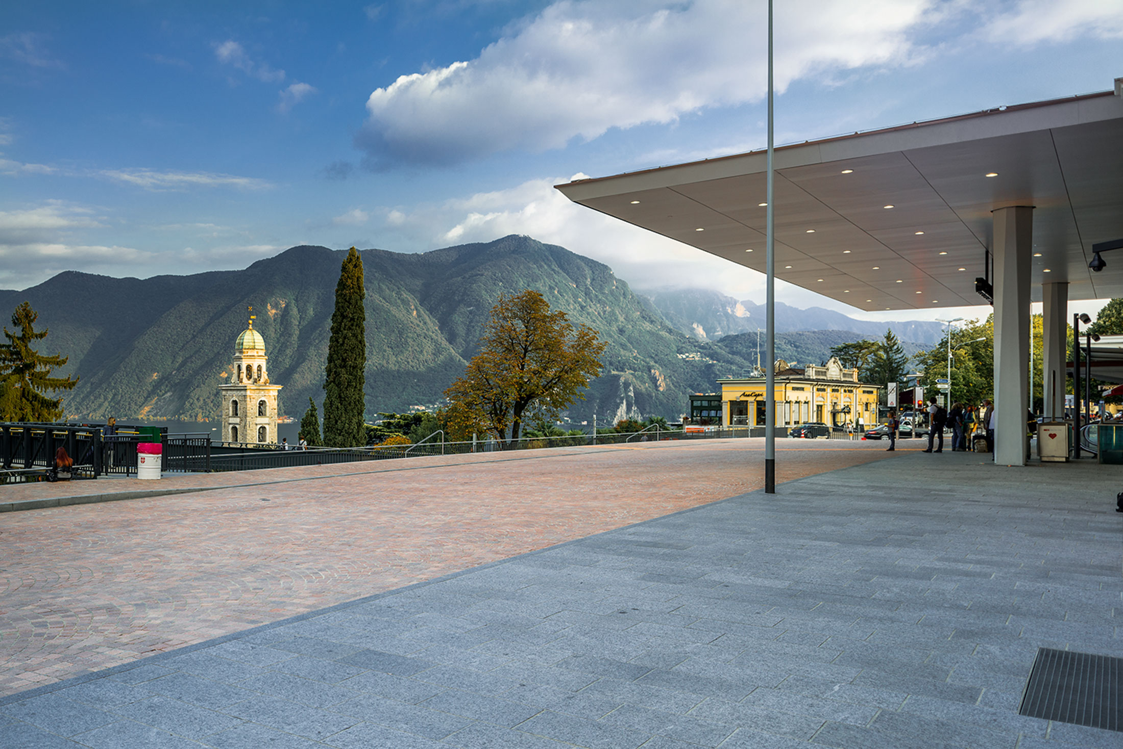 La stazione di Lugano progettata dal Gruppo architetti Stazlu.