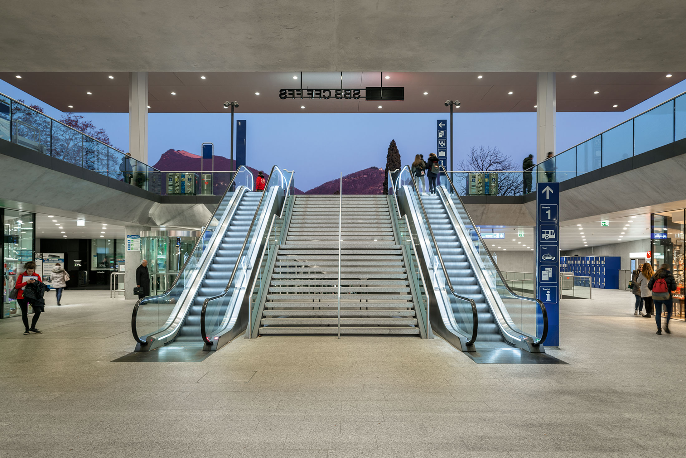 La stazione di Lugano progettata dal Gruppo architetti Stazlu.
