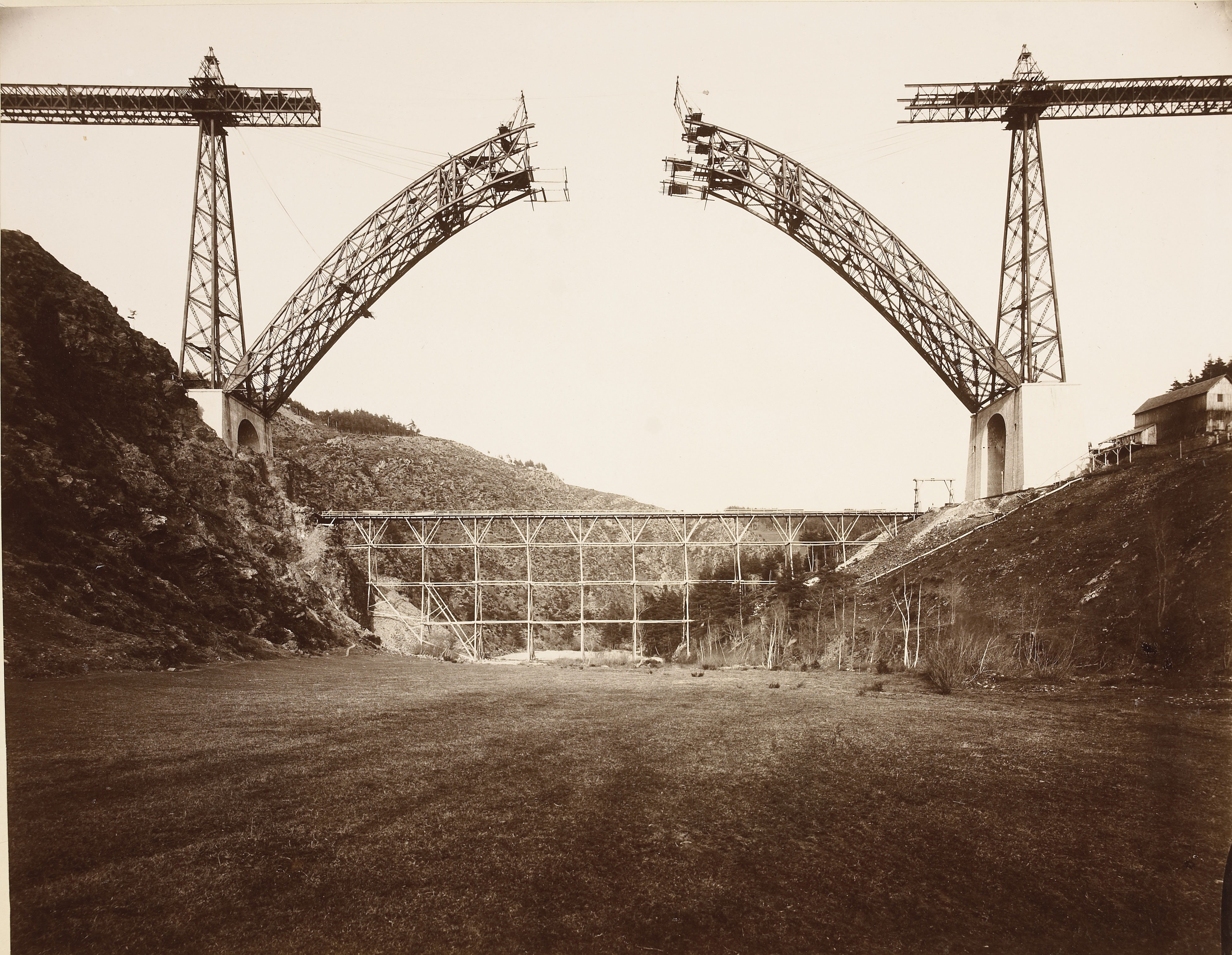 Alphonse Terpereau, Le viaduc de Gabarit, état des travaux le 6 avril 1884