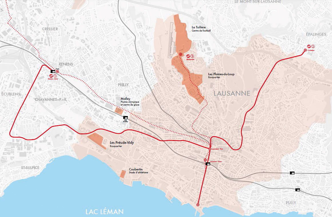 Les Plaines-du-Loup dans l’agglomération lausannoise