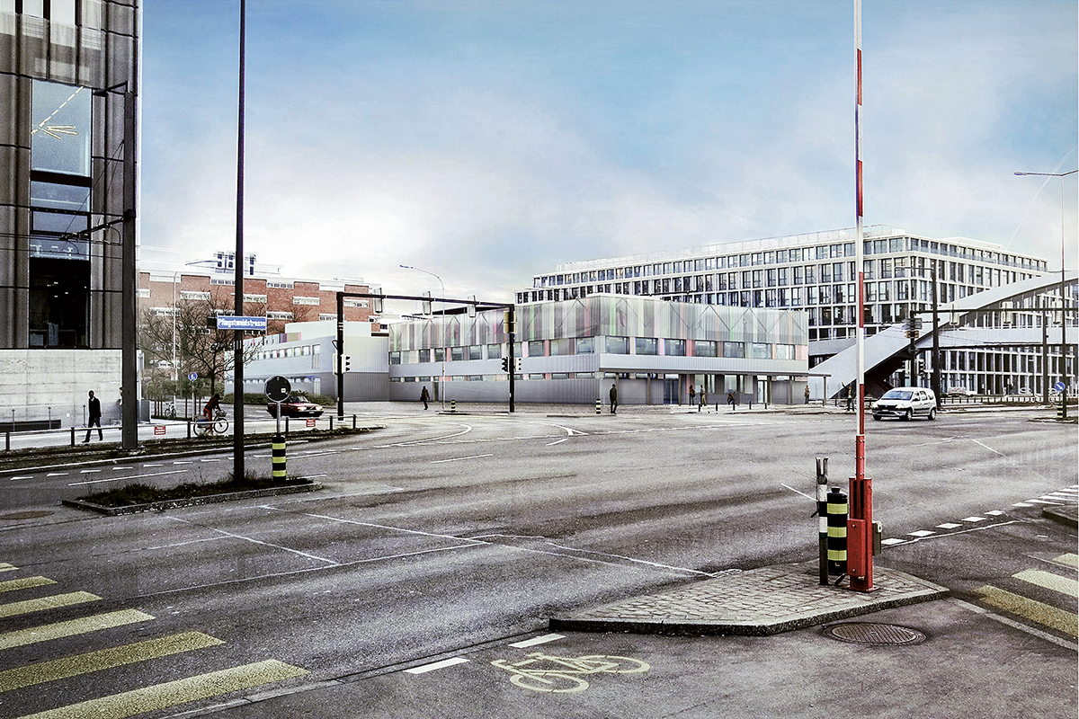 Das neue BAZ Zürich fügt sich absichtsvoll unauffällig ein. Seine Qualität liegt vor allem in der innerstädtischen Lage.