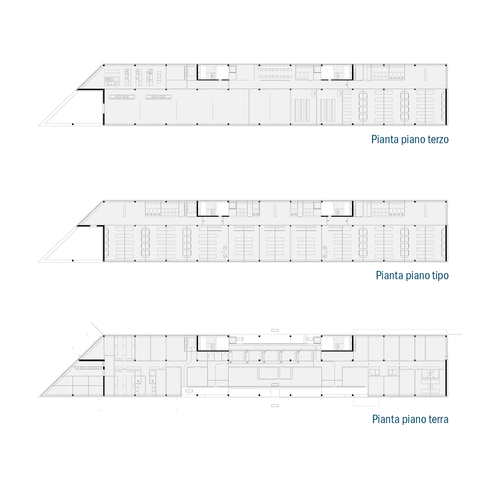 Piante del progetto vincitore: «En même temps».