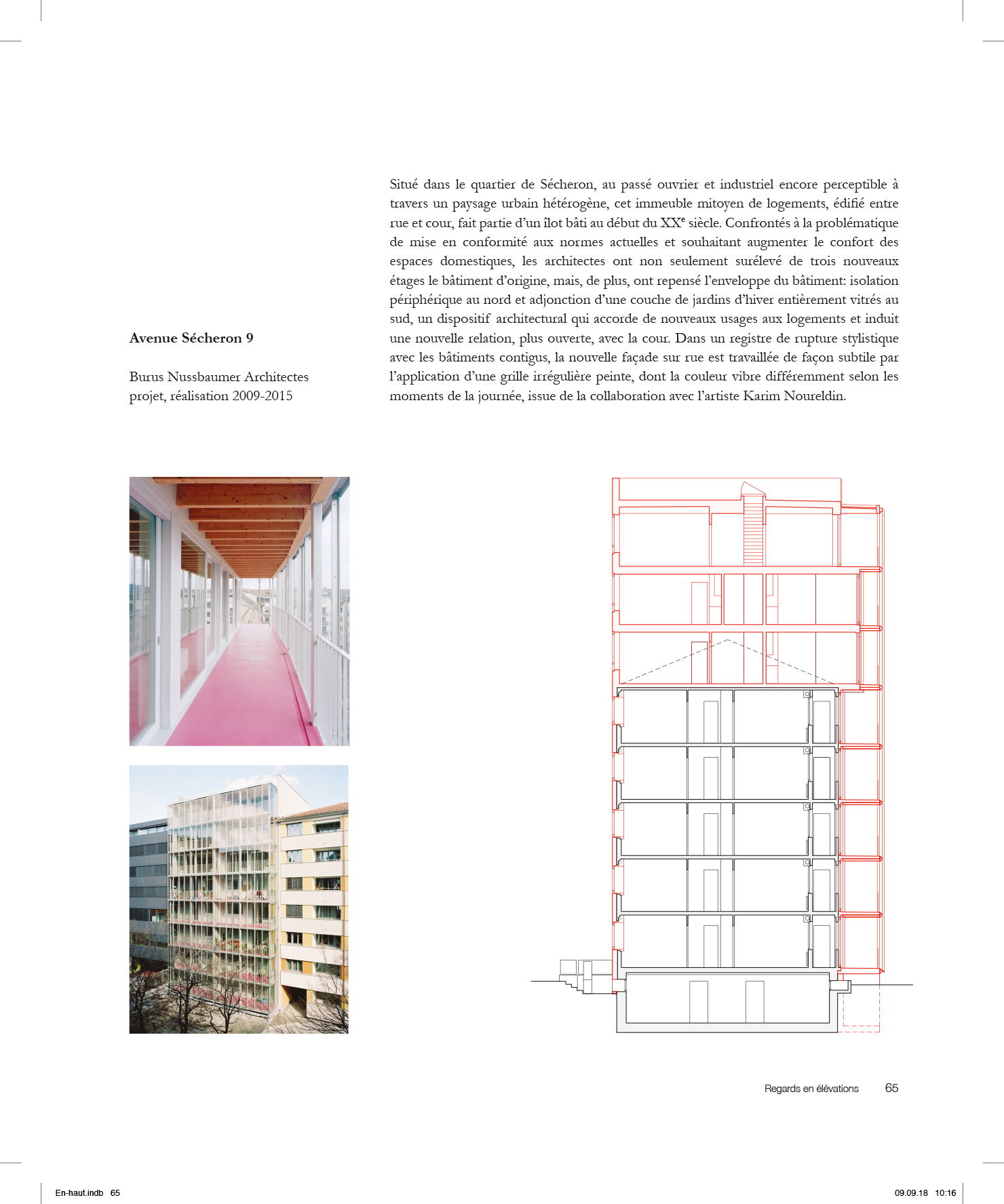 Avenue Sécheron 9, Genève Burus Nussbaumer Architectes, projet, réalisation 2009-2015