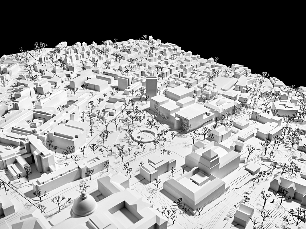 «Paian», Rang 2: Gestaffelte Volumen übernehmen den Massstab der Nachbarbauten.