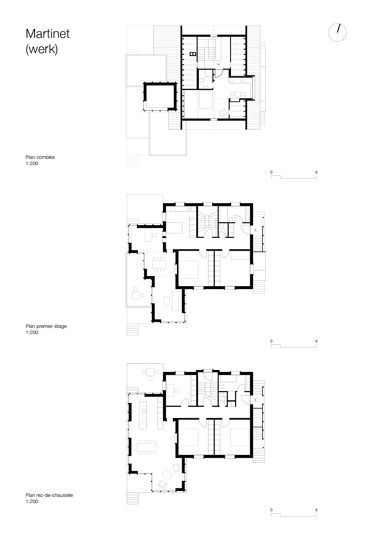 Plans au sol Maître de l’ouvrage: privé Architecte: Dreier+Frenzel, Lausanne Réalisation: 2016-2017 Cube sia 416: 1254 m3 Coûts CFC 1-9: 1 177 000 CHF TTC