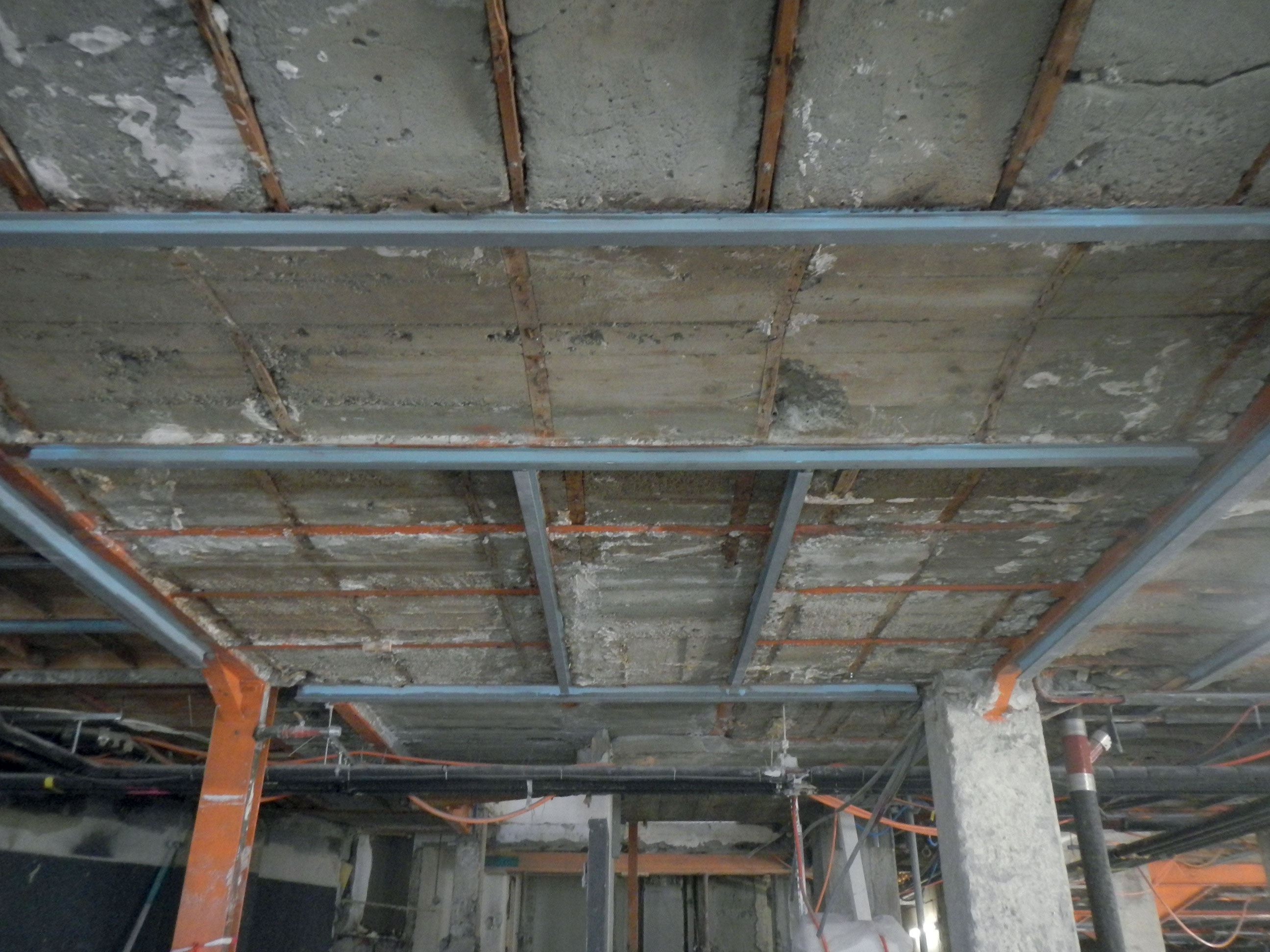 Renforcement avec des profils métalliques soudés