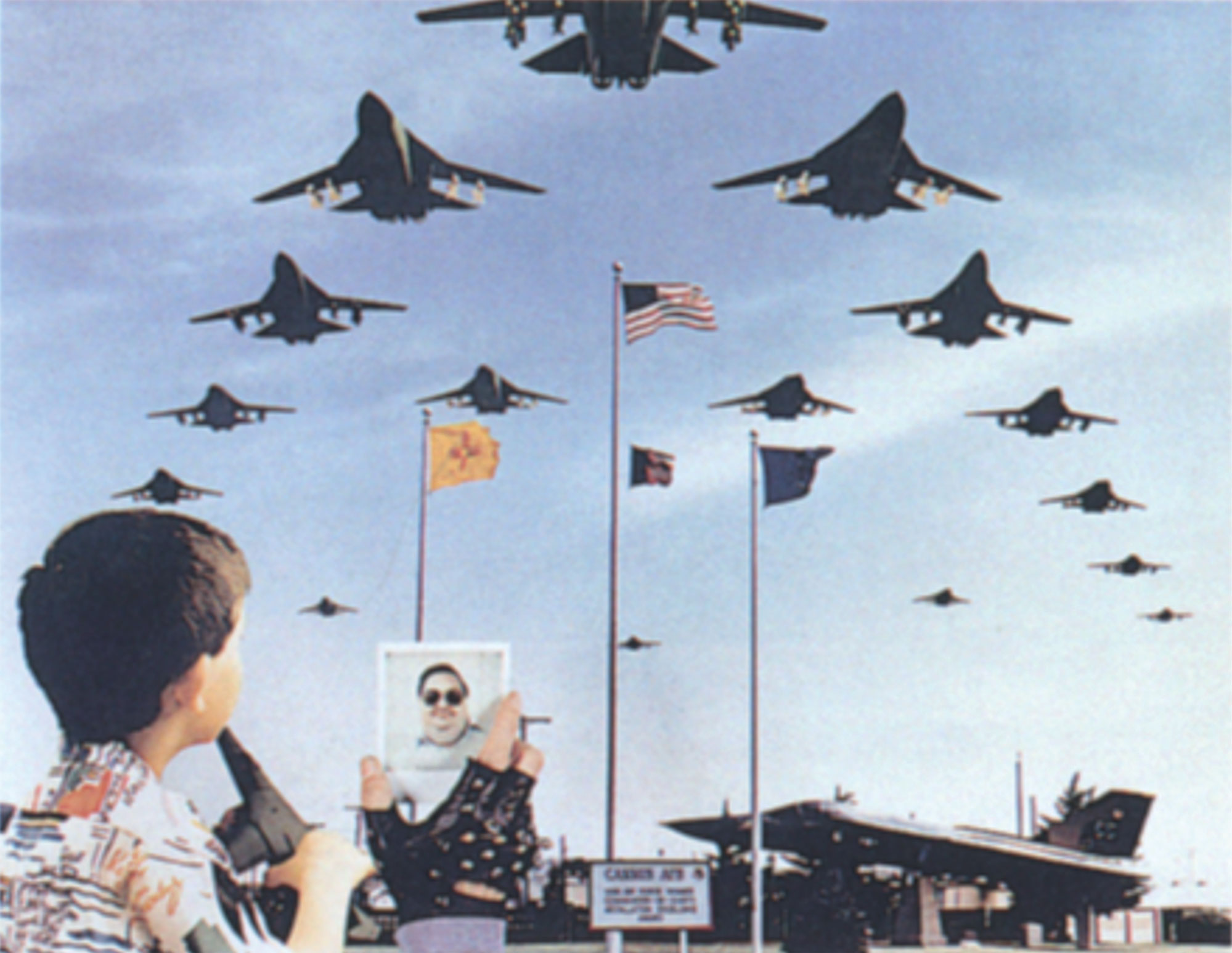 Patrick Nagatani, Fat Man and Little Boy, F-11 D’s, 27th Tactical Fighter Wing, Cannon Air Force Base, Clovis, New Mexico