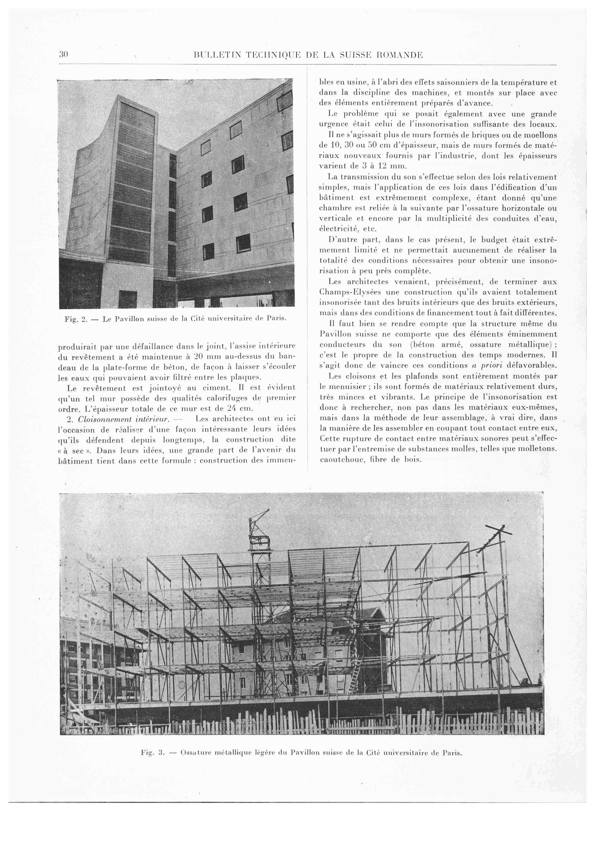 Pages 28 à 32, Bulletin technique de la Suisse romande, n° 3, 1934