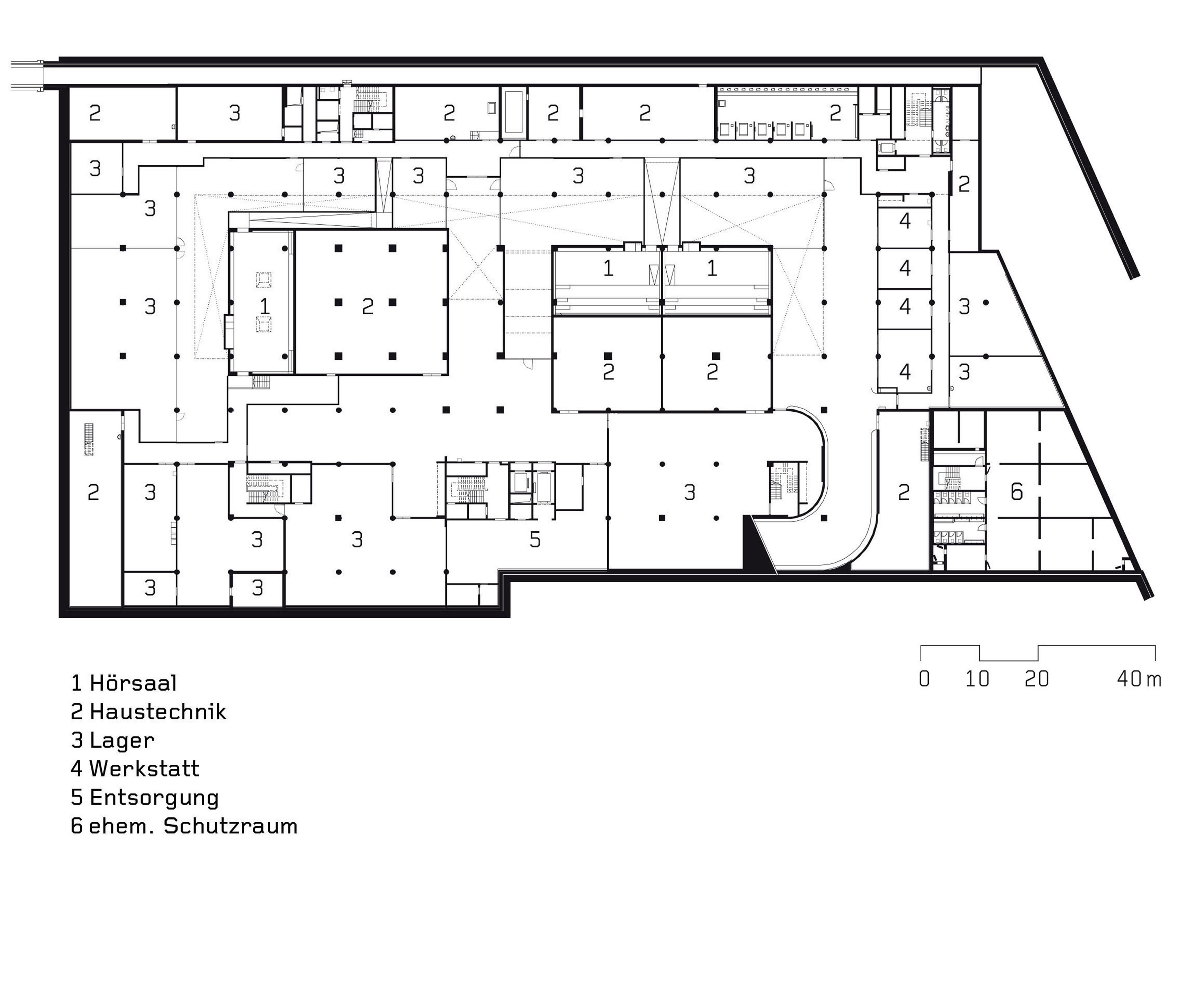 Grundriss 2. Untergeschoss