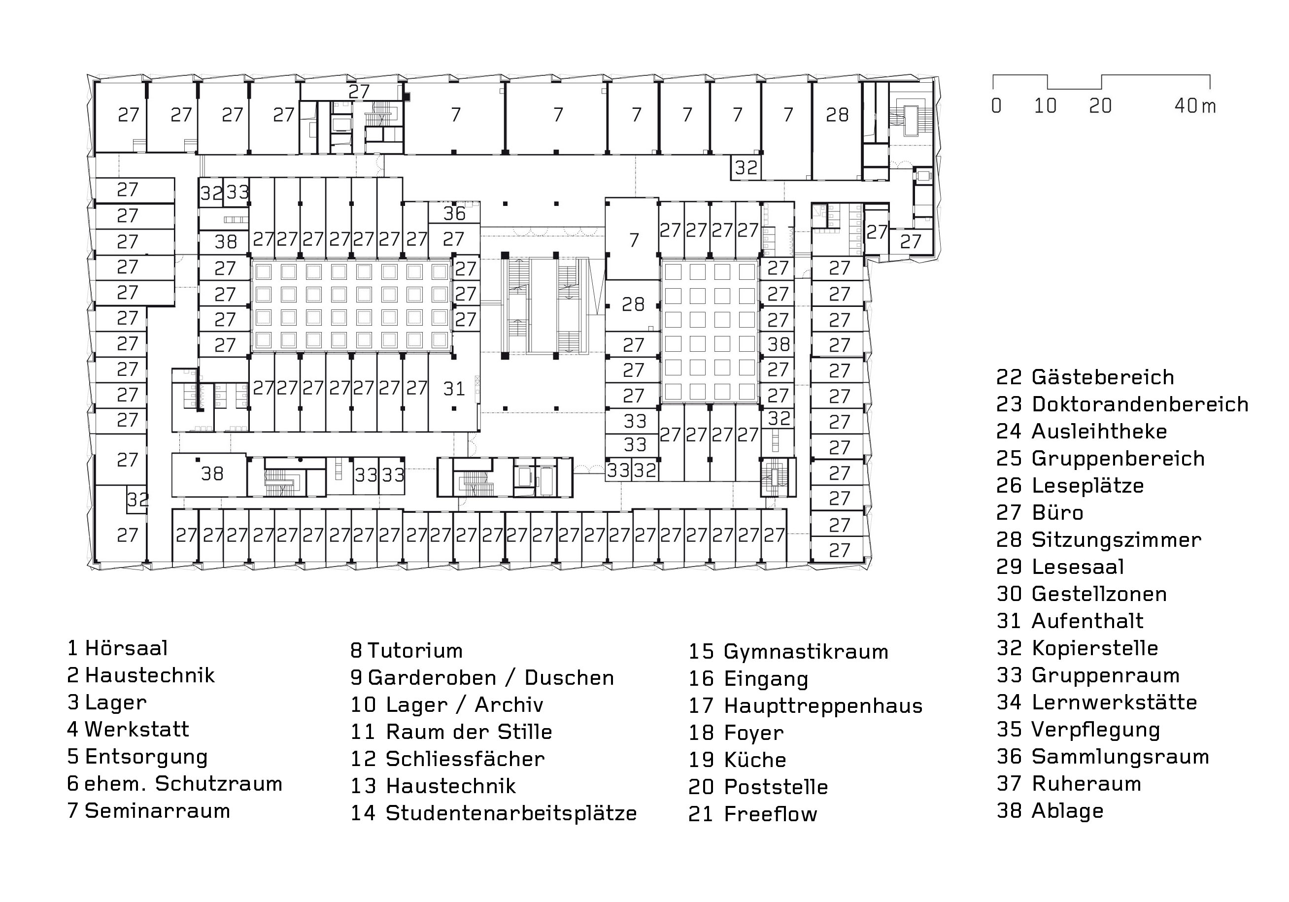 Grundriss 3. Obergeschoss