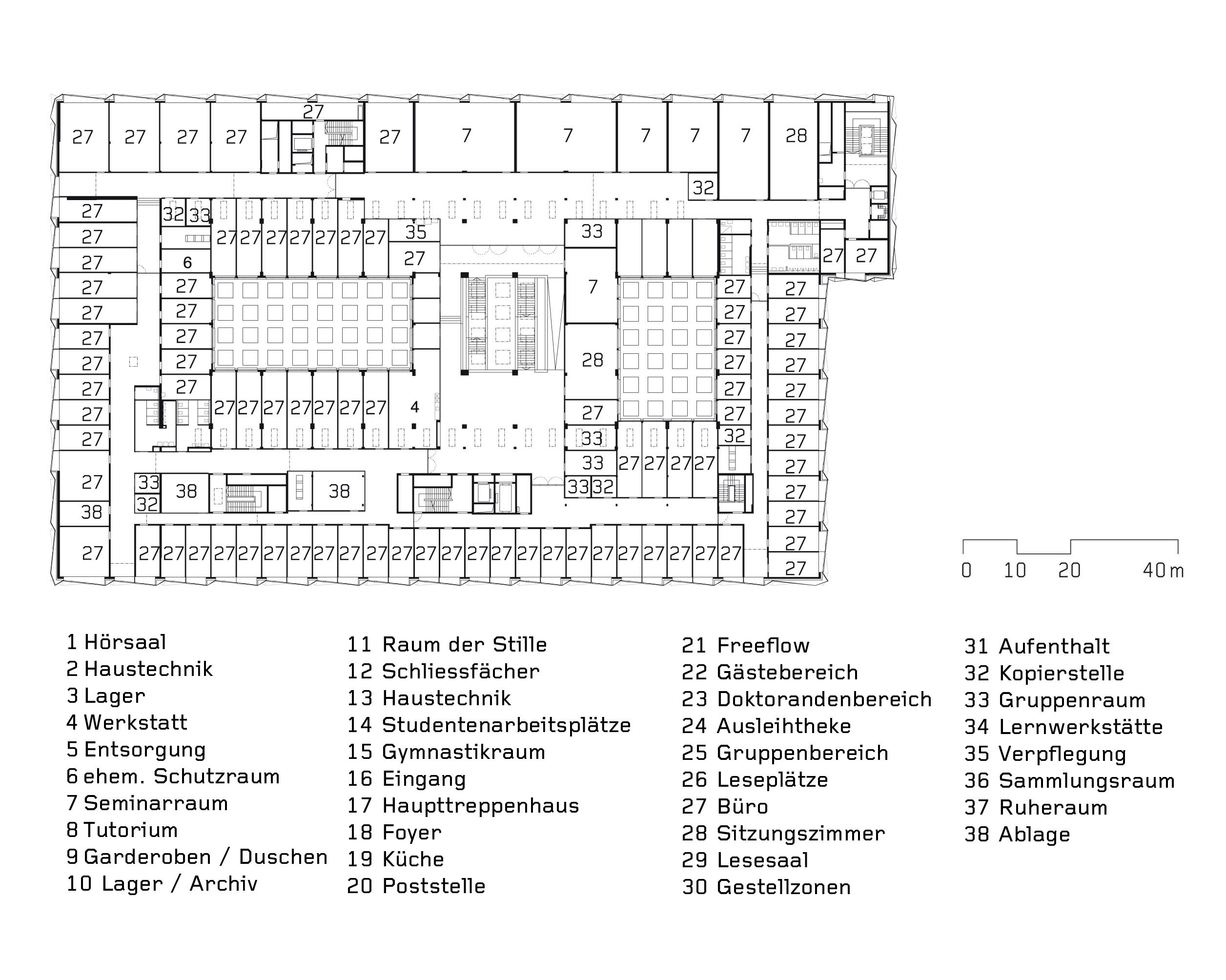 Grundriss 4. Obergeschoss