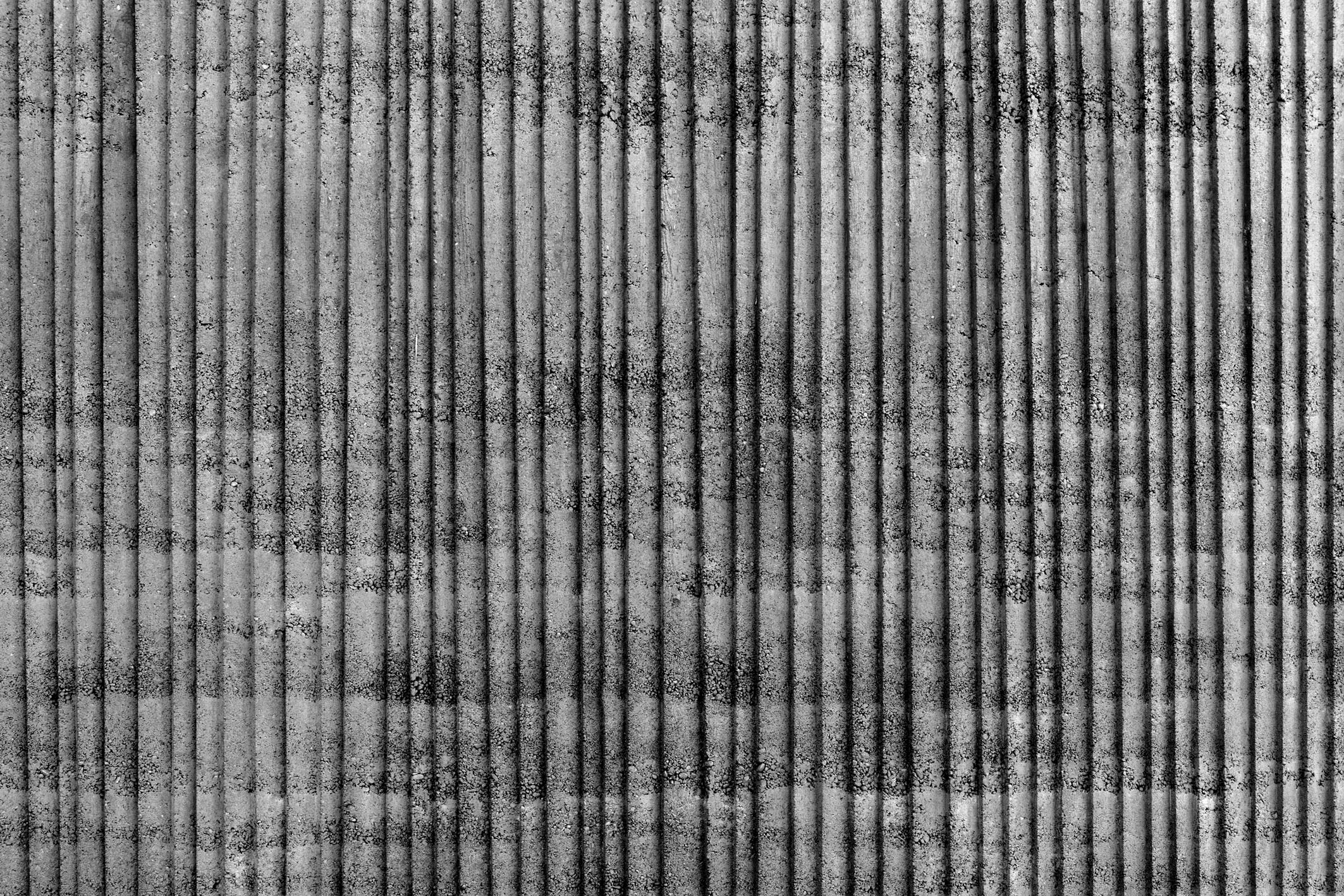 Trasskalkwand, Struktur der Schalung