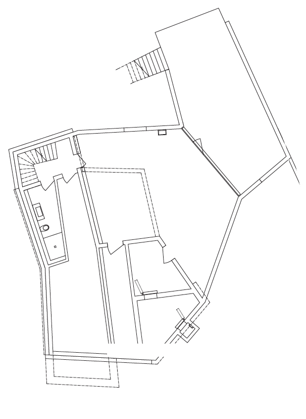 Grundriss Garagengeschoss. (Plan: Michael Meier und Marius Hug Architekten)