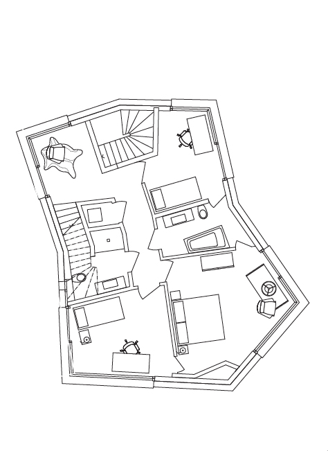 Grundriss Obergeschoss. (Plan: Michael Meier und Marius Hug Architekten)