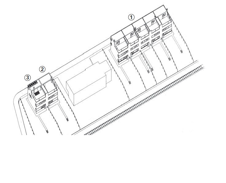 Die Siedlung Leimenegg liegt direkt an der Bahnlinie gegen Osten und bildet mit dem Doppelhaus und der Fünferreihe eine prägnante Baustruktur. Benjamin Widmer konnte die östliche Hälfte des Doppelhauses erwerben, die westliche bewohnte Hermann Siegrist, der Architekt der Siedlung, von der Erstellung 1932 bis zu seinem Tod 1975 selbst.