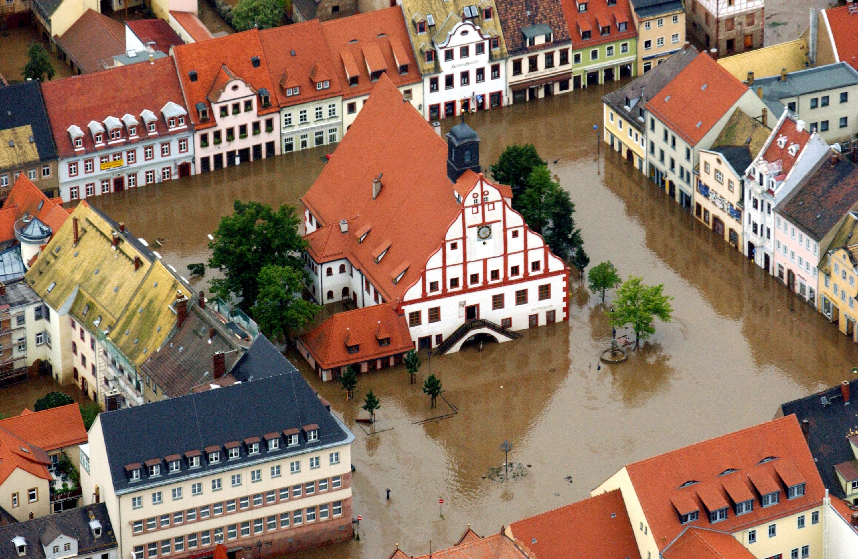 Das Elbhochwasser vom Juni 2013 richtete in den historischen Städten Ostdeutschlands grosse Schäden an.