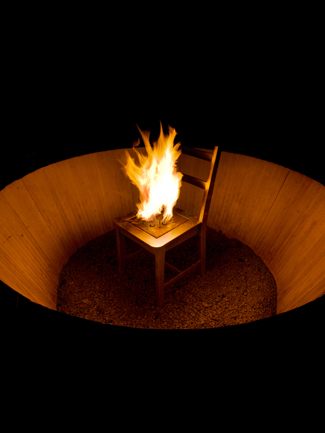 Detailaufnahme des Feuerstuhls