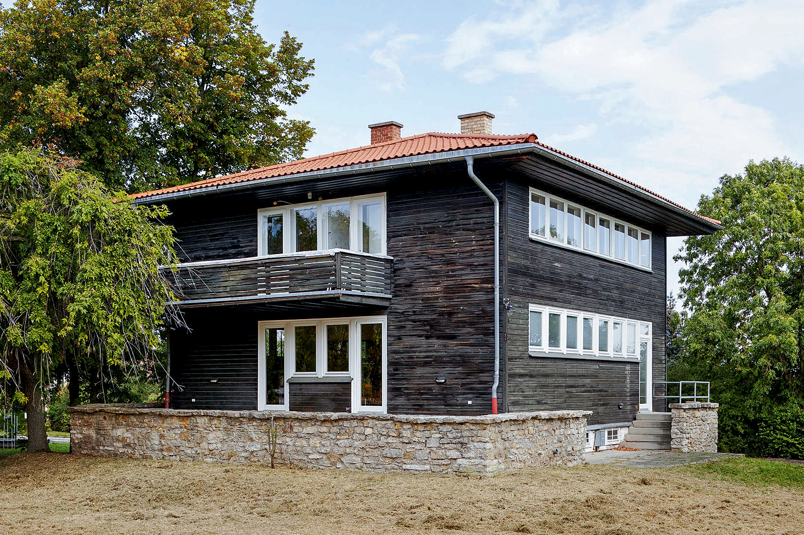 Die Grundstruktur des Versuchshauses Gelmeroda wurde dank der «Balloon Frame»-Bauweise in nur zweieinhalb Tagen errichtet.