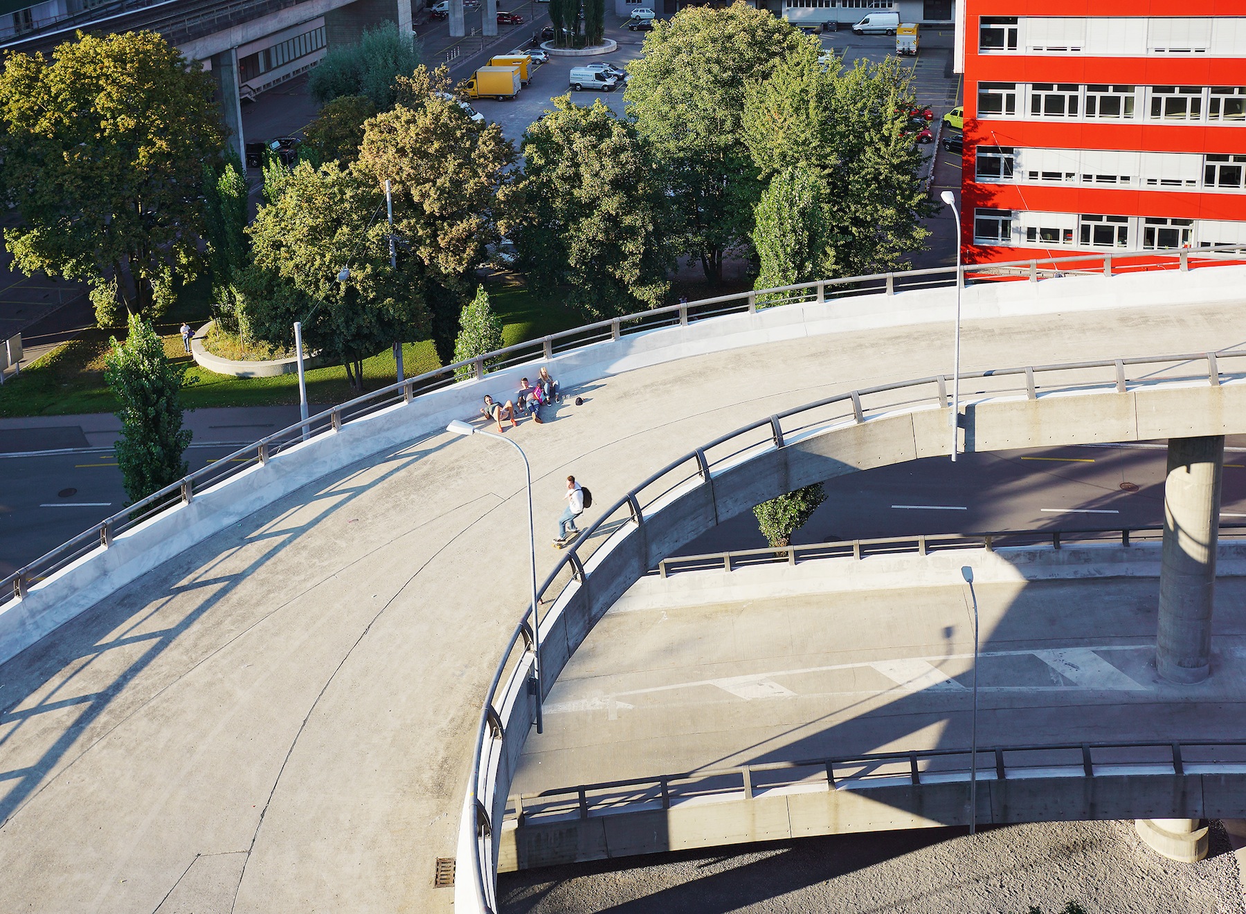 Die Rampe ist das Markenzeichen des Toni-Areals. (Foto: Anna-Lena Walther)