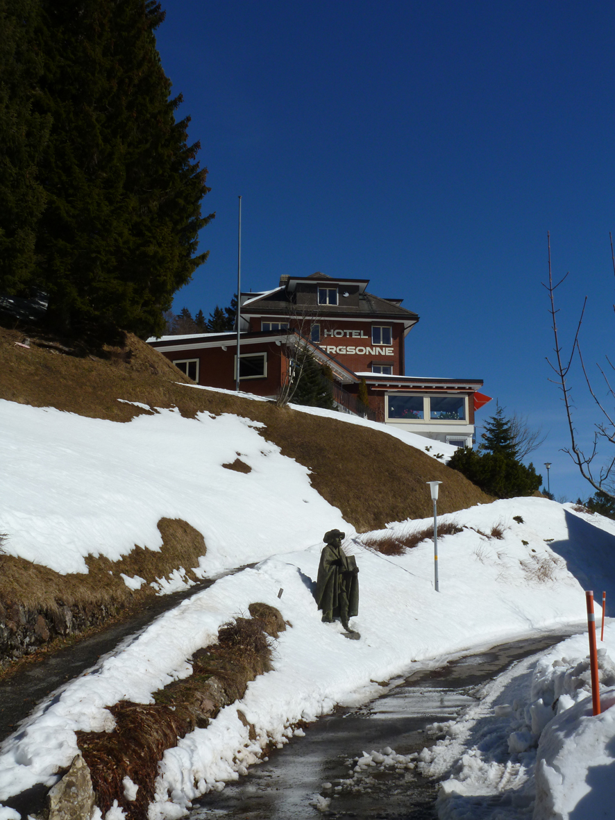 Hotel Bergsonne, Architektur: Robert Omlin (1934). (Foto: Tina Cieslik)