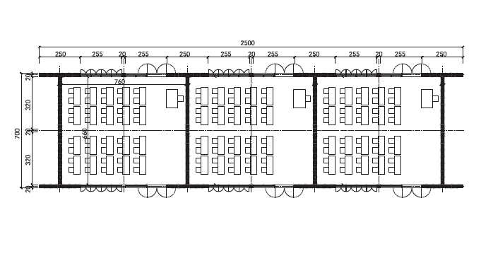 Grundriss Typ «Eingefasstes Mauerwerk».