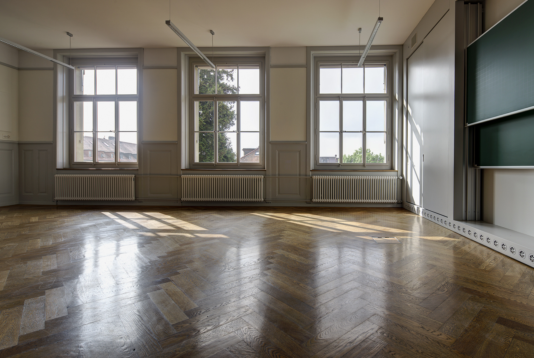 Instandsetzung Grosses Länggassschulhaus, Bern. Klassenzimmer