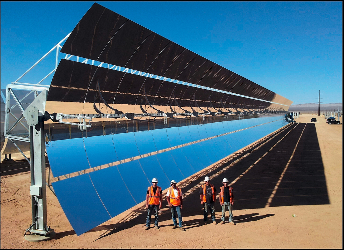 Auszeichnungen: Das Parabolrinnenkraftwerk «Ultimate Through» ist aufgrund der integrativen Planung 2% günstiger als der bestehende Standard. ( schlaich bergermann und partner)