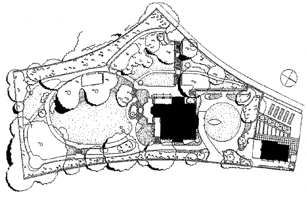 Die Villa Bleuler an der Zollikerstrasse in Zürich mit der Parkanlage, die Evariste Mertens und Otto Fröbel um 1887 gestalteten. (Foto: Hager Partner AG)