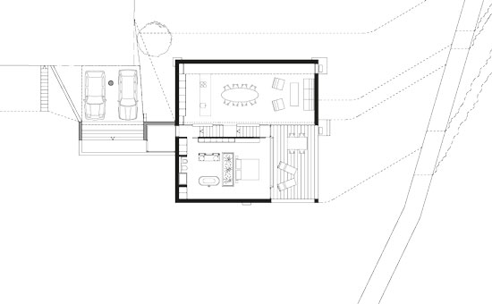 Pianta livello superiore (studio Könz e Molo)