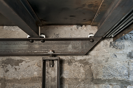 Dettaglio della struttura della terrazza «Ornella» (arch. Monica Sciarini). Lo spessore complessivo della terrazza è di 105mm per una superficie di circa 30 metri quadrati. (Foto: Nicola Colombo)