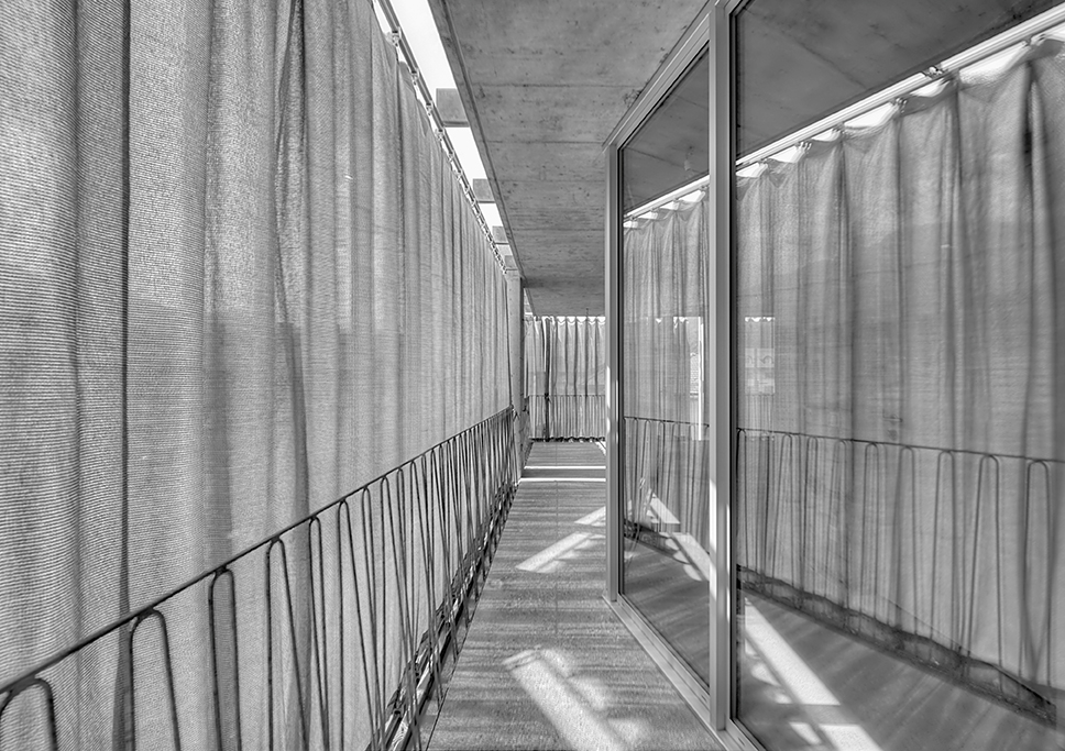 La terrazza ha una profondità che varia a seconda dell'orientamento. (Foto: Sabrina Montiglia)