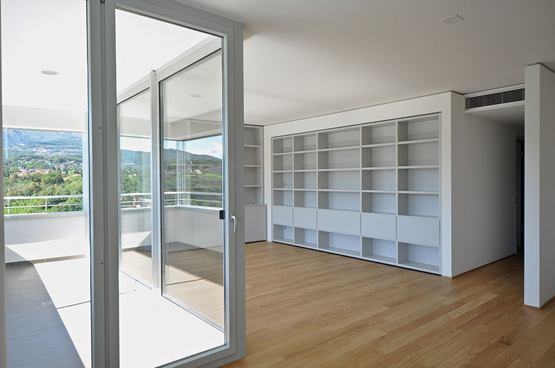 Interno di uno degli appartamenti. (Foto: Simone Mengani)