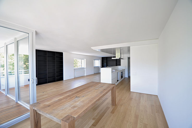 Gli appartamenti sono caratterizzate da un corpo notte e un angolo giorno. (Foto: Simone Mengani)