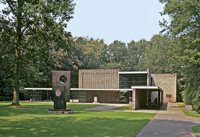 Gerrit Rietveld 1954, Sonsbeek Pavilion, Kröller-Muller Museum Otterlo (NE) (Diapositiva: Archivi Architetti Ticinesi)