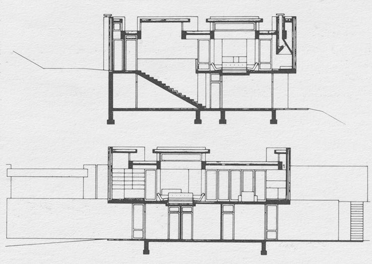 Pianta Casa Corinna, Morbio Superiore, 1962 (Pianta: AAT)