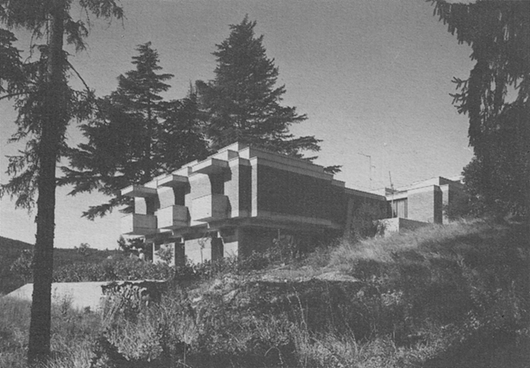 Peppo Brivio, Casa dei Pini, Vacallo, 1962-63 (Foto: AAT)