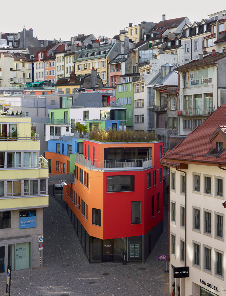 Vista del quartiere. (Foto: Thomas Jantscher)