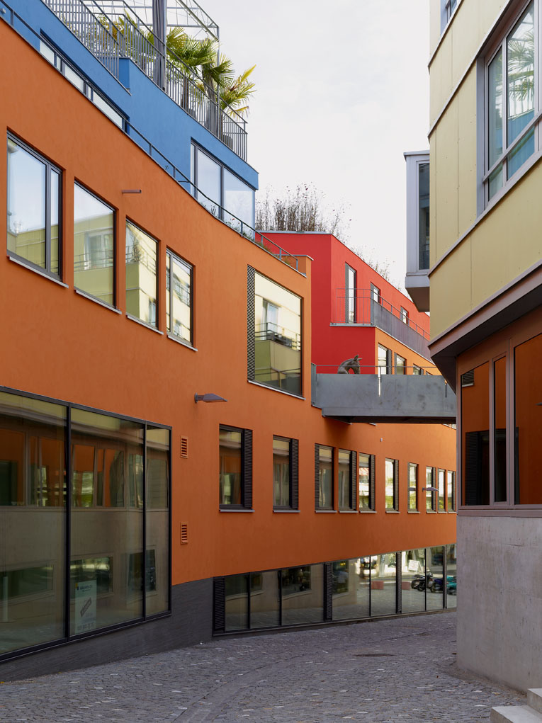 I vicoli collegano il nuovo quartiere al tessuto urbano circostante. (Foto: Thomas Jantscher)