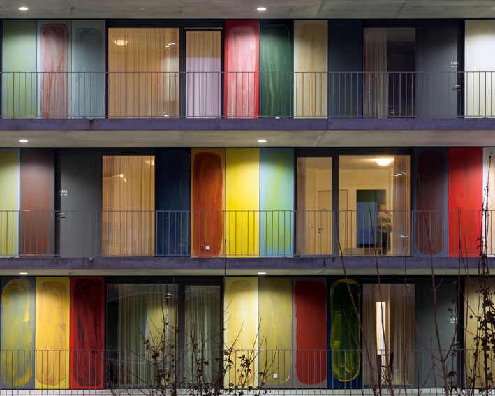 Dettagli degli studi cromatici. (Foto: Yves André)