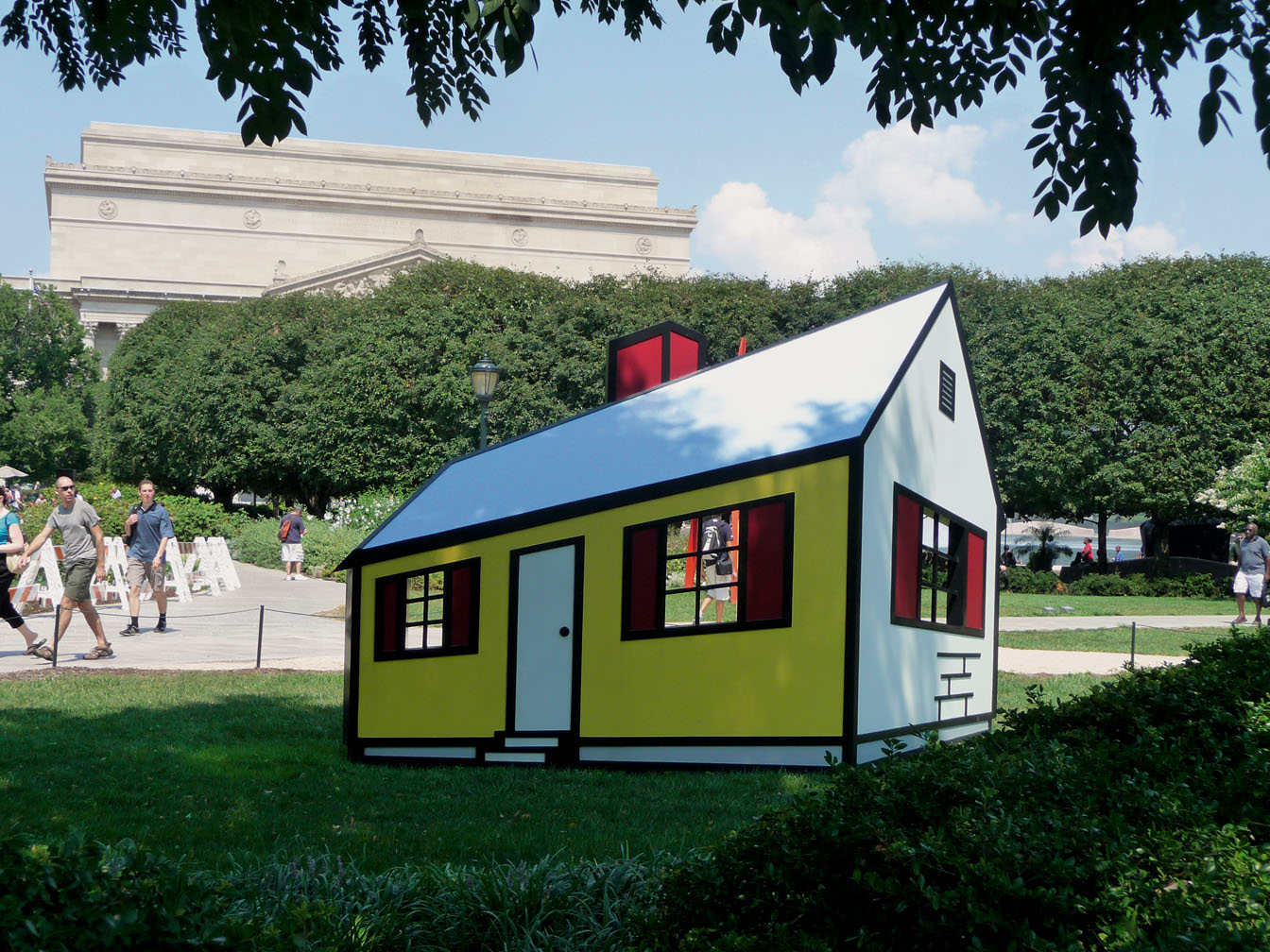 Roy Lichtenstein: House I, 1996-1998, Hirschhorn Museum, Washington DC. (Foto: Annette Bögle)